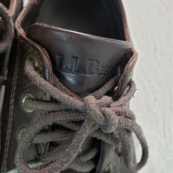 L.L. Bean Tek 2.5 Shoes Men\'s Sz 7 Brown Leather Oxford / Work Lace Up Low Top main image 8